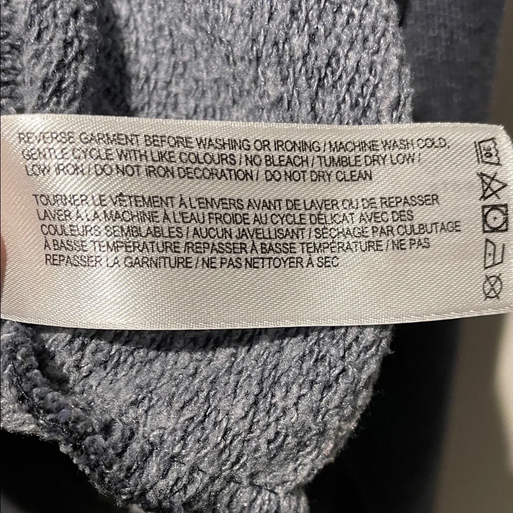 Roots Men's Blue/Gray Hoodie - Picture 9 of 9